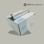 100% Recycled Pop Up 5″ x 11″ / 13cm x 28cm Silver Matt Embossed